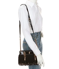 Kurt Geiger London Square Kensington Fringe Shoulder Bag