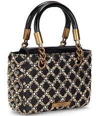 Kurt Geiger London Square Mini Kensington Jewel Satchel Bag