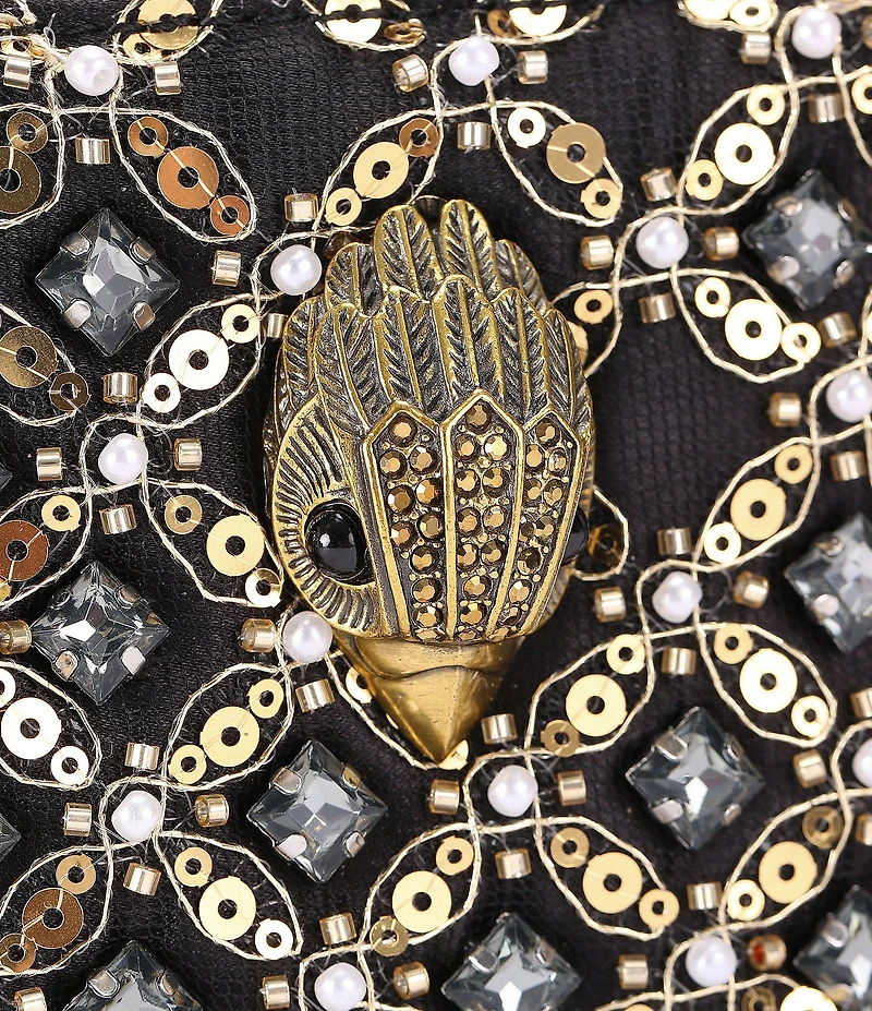 Kurt Geiger London Square Mini Kensington Jewel Satchel Bag