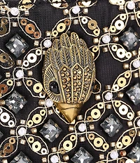 Kurt Geiger London Square Mini Kensington Jewel Satchel Bag