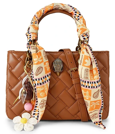 Kurt Geiger London Square Mini Kensington Satchel Tote Bag