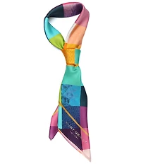 Kurt Geiger London Stained Glass Print Silk Square Scarf