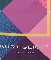 Kurt Geiger London Stained Glass Print Silk Square Scarf