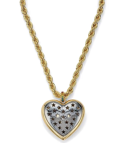Kurt Geiger London Statement Heart Pendant Short Pendant Necklace