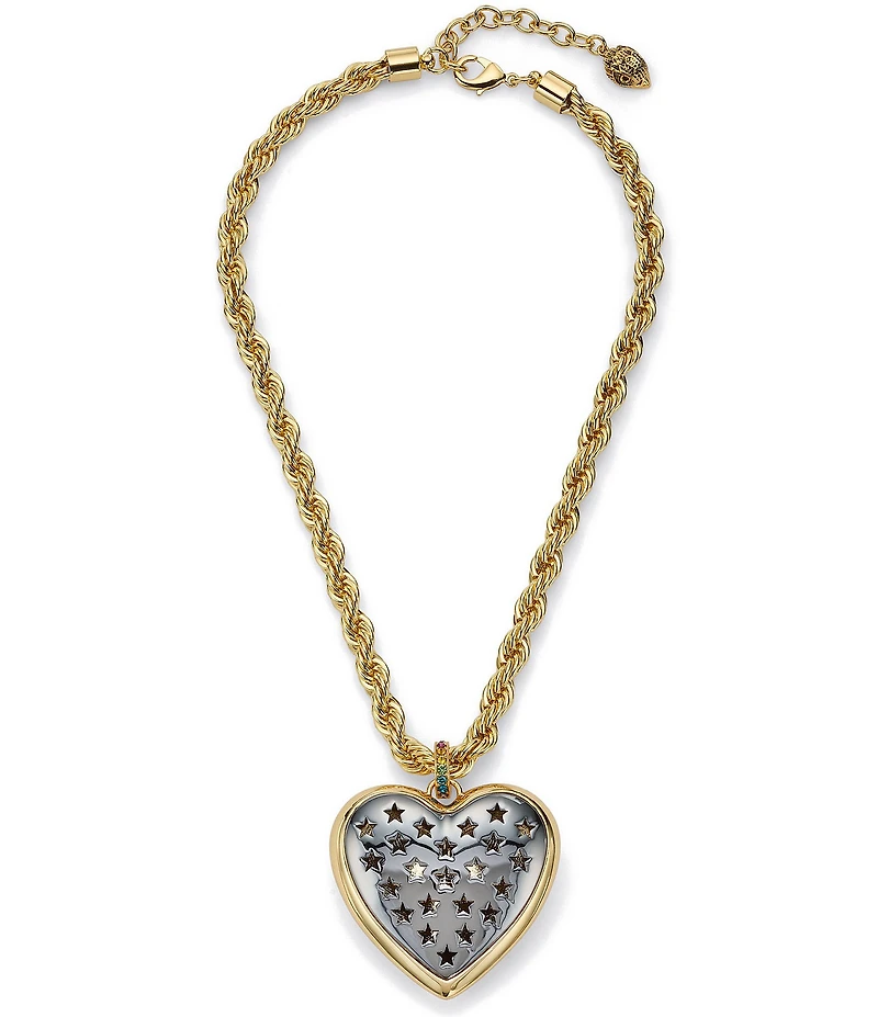 Kurt Geiger London Statement Heart Pendant Short Pendant Necklace
