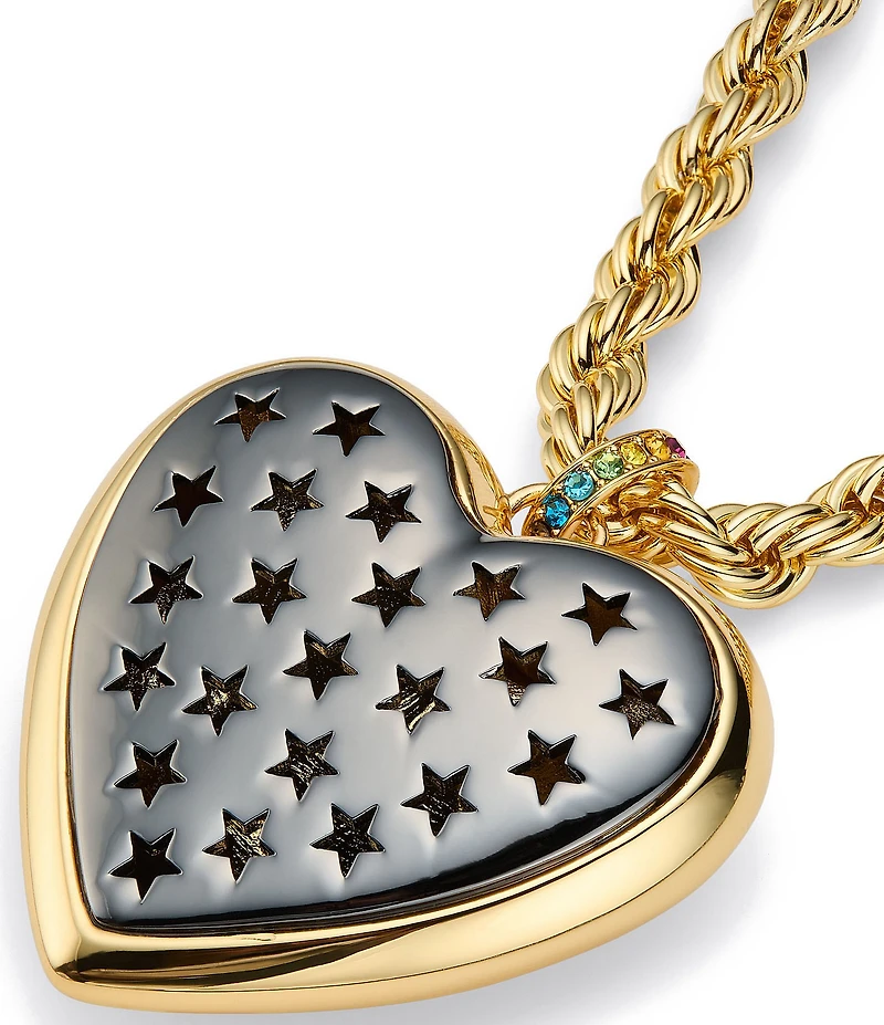 Kurt Geiger London Statement Heart Pendant Short Pendant Necklace