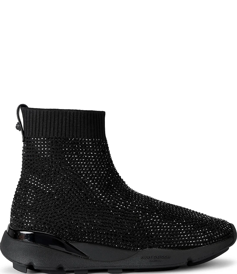 Kurt Geiger London Sterling Embellished Sock Runner Sneakers