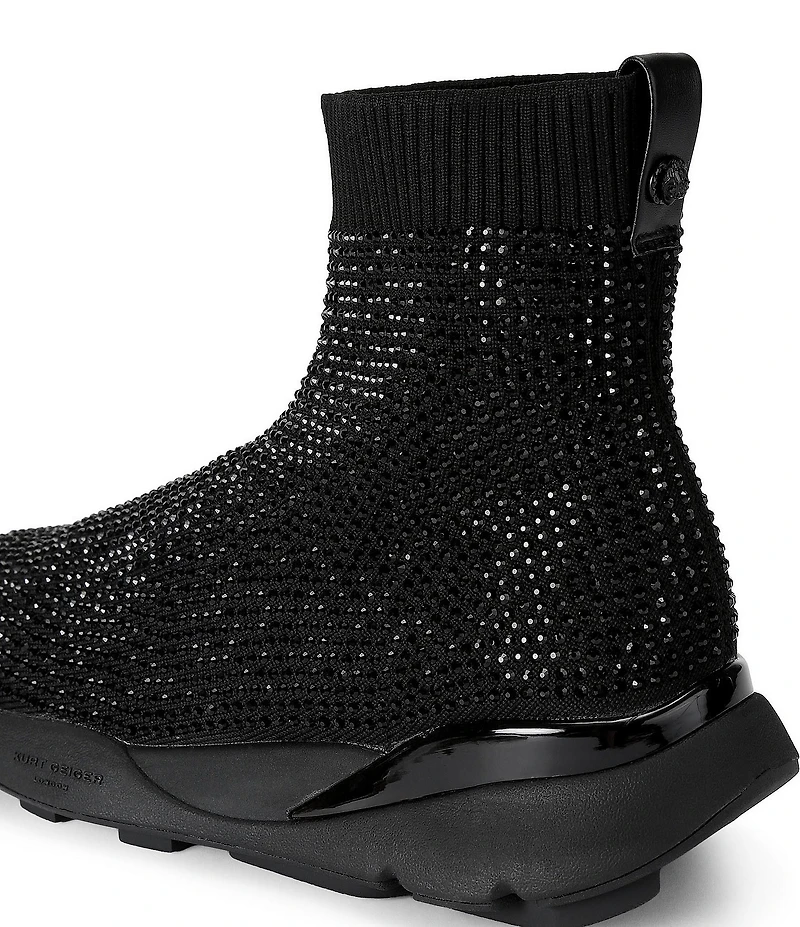 Kurt Geiger London Sterling Embellished Sock Runner Sneakers