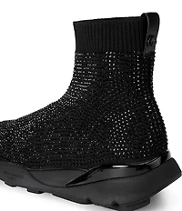 Kurt Geiger London Sterling Embellished Sock Runner Sneakers
