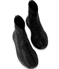 Kurt Geiger London Sterling Embellished Sock Runner Sneakers