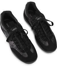 Kurt Geiger London Sterling Gathered Embellished Lace Up Sneakers