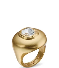 Kurt Geiger London Stone Button Cocktail Ring