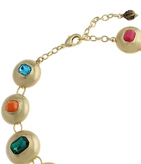 Kurt Geiger London Stone Button Collar Necklace