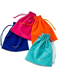 Kurt Geiger London Stone Button Stud Drop Earrings