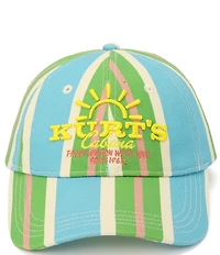Kurt Geiger London Kurt Cabana Striped Baseball Cap