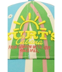 Kurt Geiger London Kurt Cabana Striped Baseball Cap