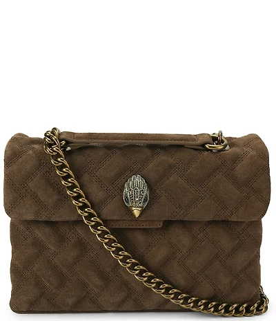 Kurt Geiger London Suede Kensington Crossbody Shoulder Bag