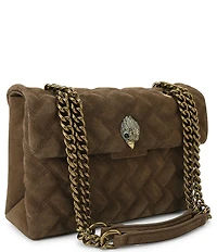 Kurt Geiger London Suede Kensington Crossbody Shoulder Bag