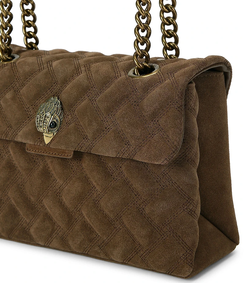 Kurt Geiger London Suede Kensington Crossbody Shoulder Bag