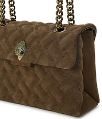 Kurt Geiger London Suede Kensington Crossbody Shoulder Bag