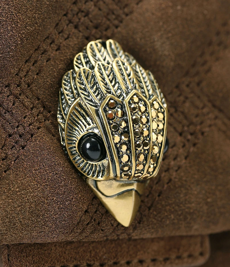 Kurt Geiger London Suede Kensington Crossbody Shoulder Bag