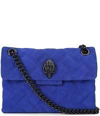 Kurt Geiger London Suede Leather Mini Kensington Convertible Crossbody Bag