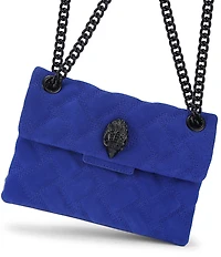 Kurt Geiger London Suede Leather Mini Kensington Convertible Crossbody Bag