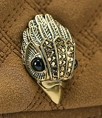 Kurt Geiger London Suede Medium Kensington Crossbody Shoulder Bag