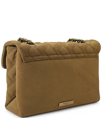 Kurt Geiger London Suede Medium Kensington Crossbody Shoulder Bag