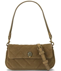 Kurt Geiger London Suede Pickle Shoulder Bag