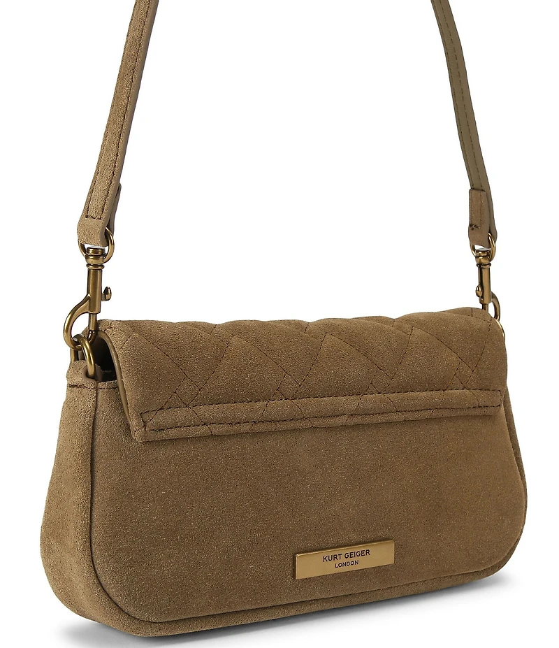 Kurt Geiger London Suede Pickle Shoulder Bag