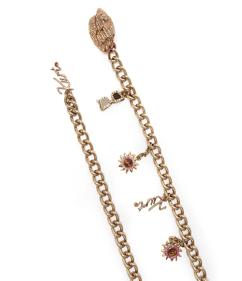 Kurt Geiger London Sun Charm Chain Belt