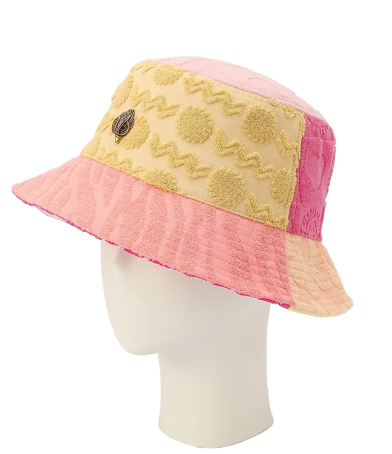 Kurt Geiger London Towelling Patchwork Bucket Hat