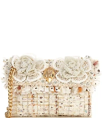 Kurt Geiger London Tweed Mini Kensington Crossbody Bag