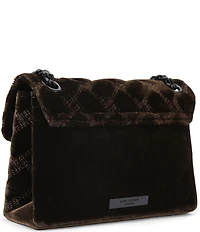 Kurt Geiger London Velvet Mini Kensington Convertible Crossbody Bag