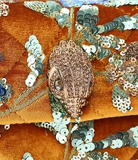 Kurt Geiger London Kensington Mini Velvet Sequin Crossbody Bag