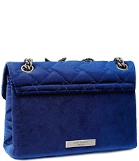 Kurt Geiger London Velvet Mini Kensington Crossbody Bag