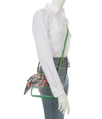 Kurt Geiger London Vinyl Clear Mini Kensington Crossbody Bag