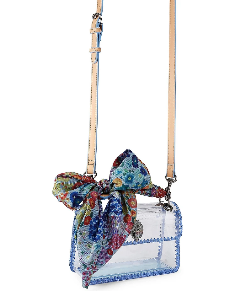 Kurt Geiger London Vinyl Clear Mini Kensington Crossbody Bag