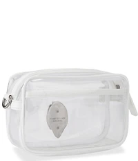 Kurt Geiger London Vinyl Kensington Small Clear Camera Crossbody Bag