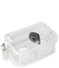 Kurt Geiger London Vinyl Kensington Small Clear Camera Crossbody Bag