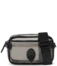 Kurt Geiger London Vinyl Kensington Small Clear Camera Crossbody Bag