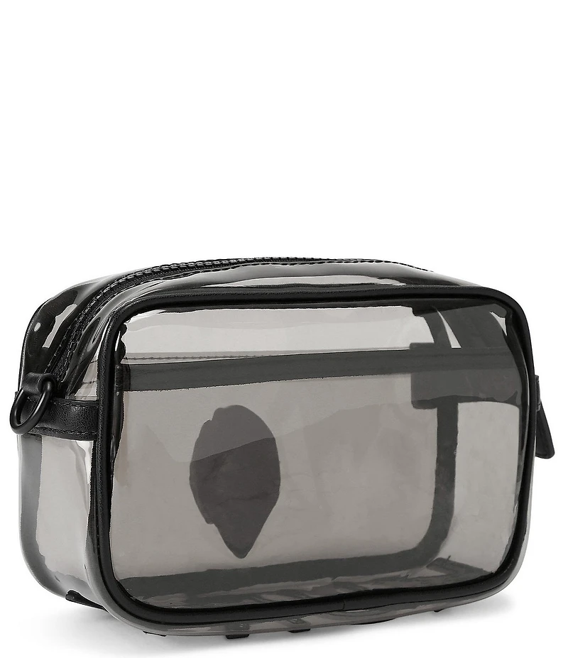 Kurt Geiger London Vinyl Kensington Small Clear Camera Crossbody Bag