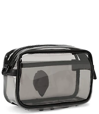 Kurt Geiger London Vinyl Kensington Small Clear Camera Crossbody Bag
