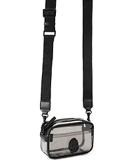 Kurt Geiger London Vinyl Kensington Small Clear Camera Crossbody Bag