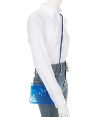 Kurt Geiger London Vinyl Mini Kensington Convertible Crossbody Bag