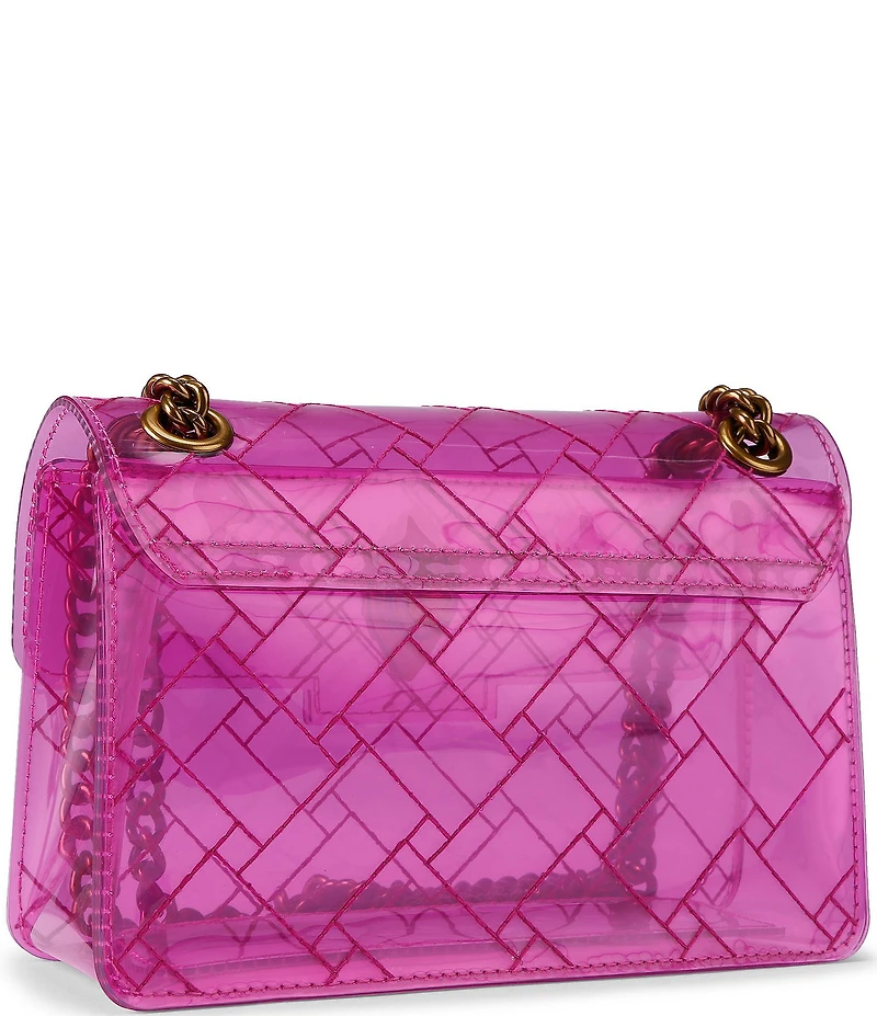 Kurt Geiger London Vinyl Mini Kensington Convertible Crossbody Bag