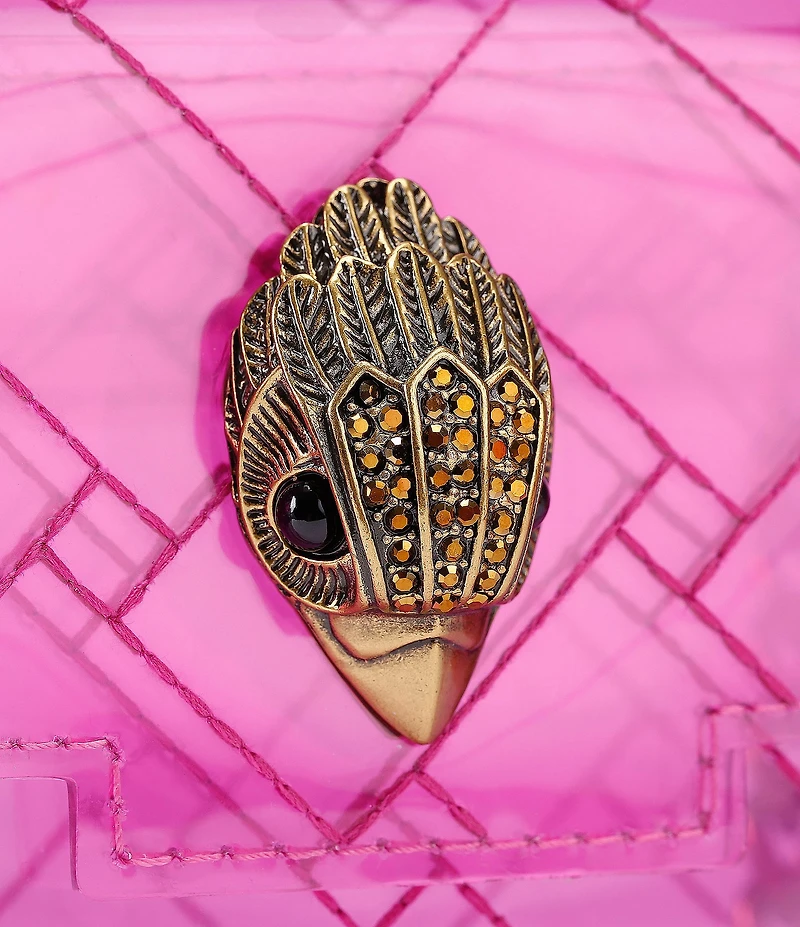 Kurt Geiger London Vinyl Mini Kensington Convertible Crossbody Bag