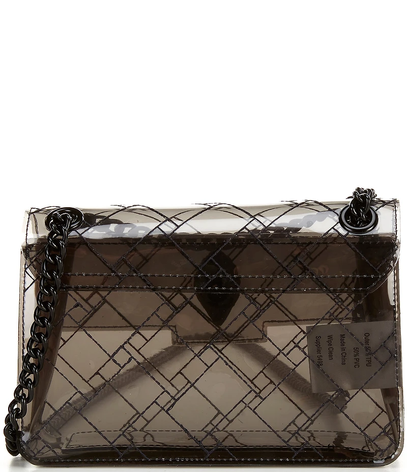 Kurt Geiger London Vinyl Clear Mini Kensington Crossbody Bag