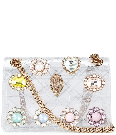 Kurt Geiger London Vinyl Mini Kensington Gem Convertible Crossbody Bag